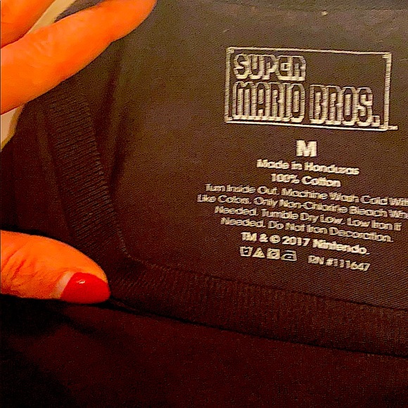 NWT Nintendo NES Super Mario Bros black short sleeve T-shirt - Picture 3 of 5